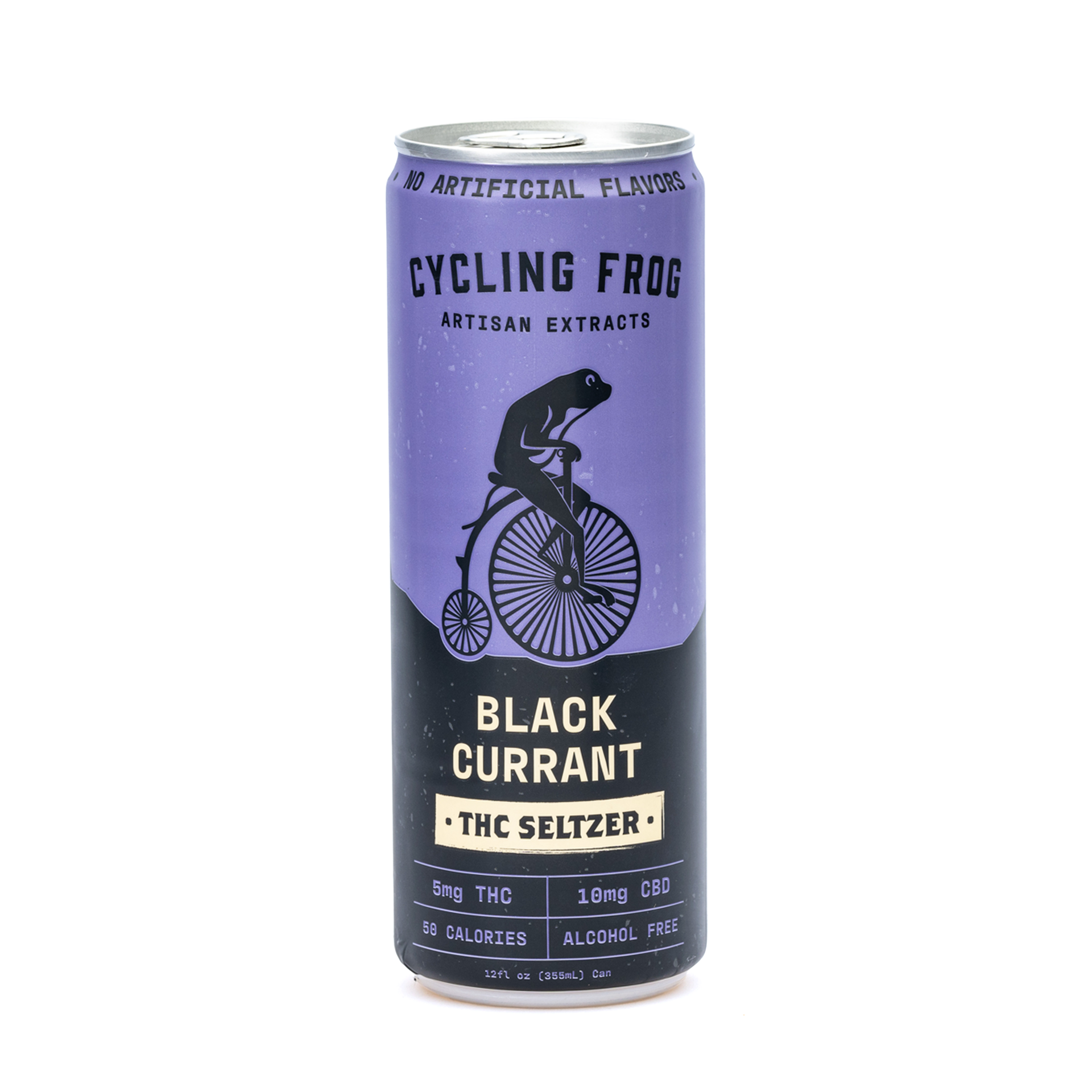 Cycling Frog THC + CBD Seltzer - Black Currant (Single)